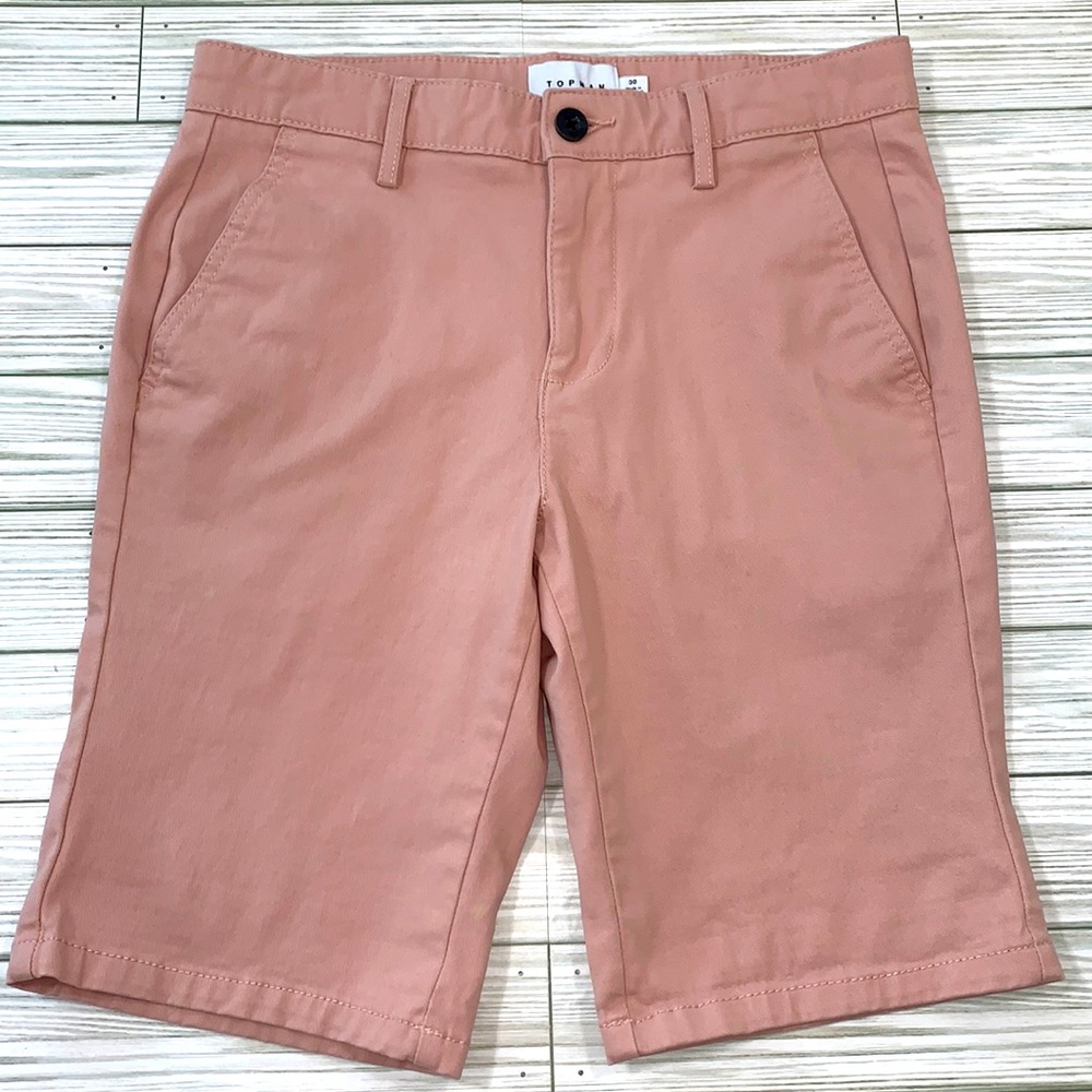 Topman mens fitted shorts